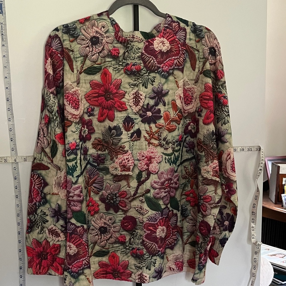 Sweater Floral Women's Top